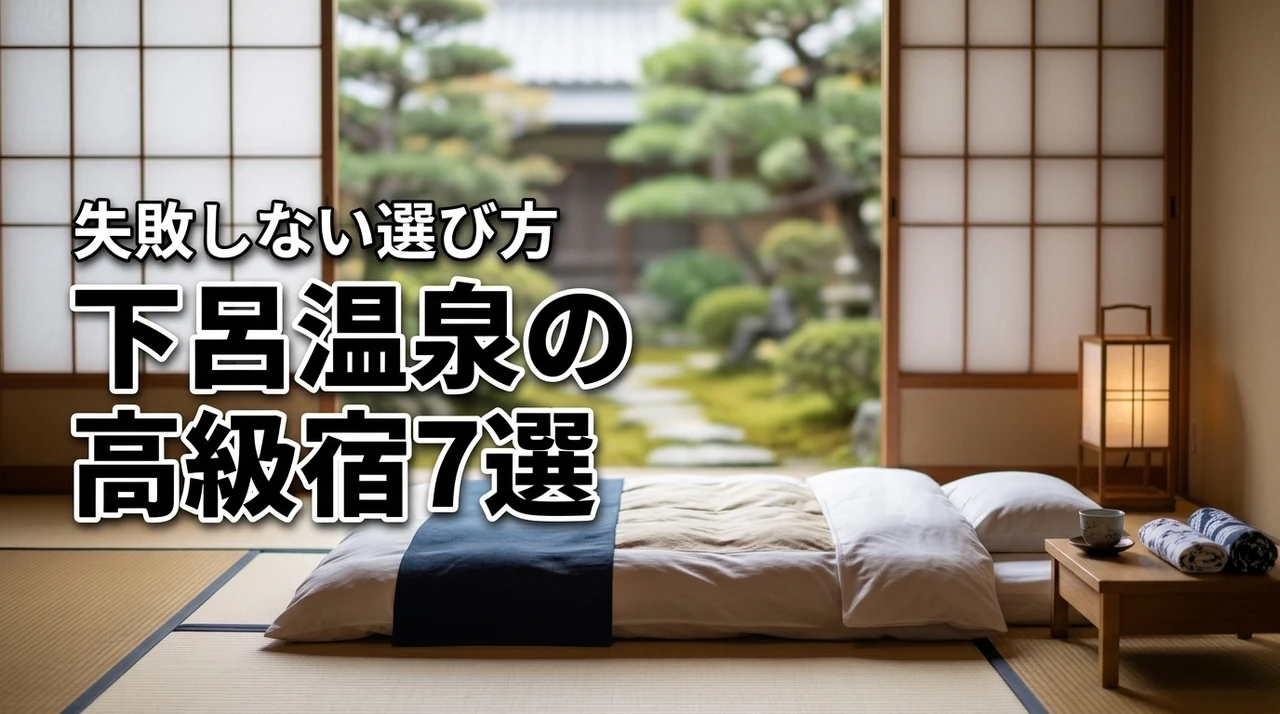 下呂温泉旅館ランキングから厳選！一度は泊まりたい高級宿7選と失敗しない選び方