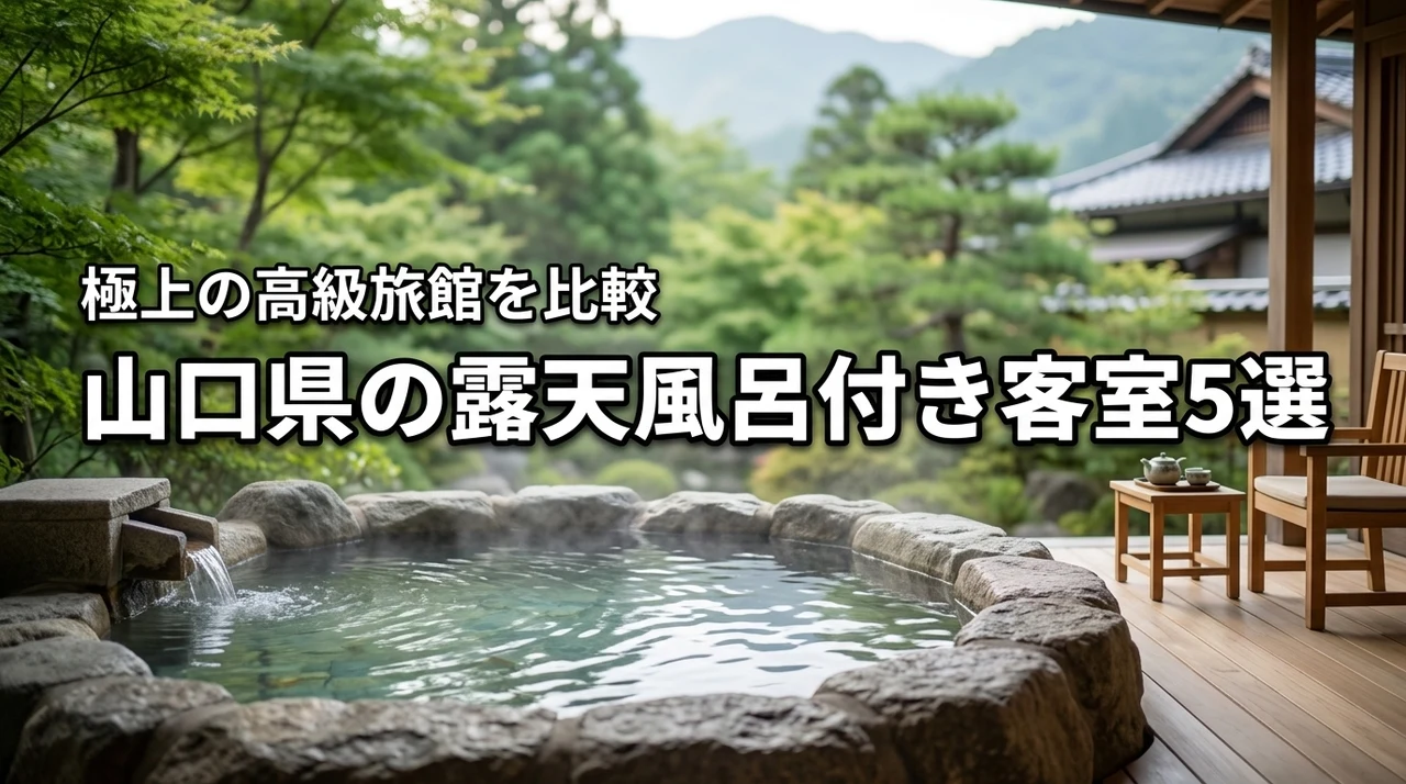 山口県の高級旅館で露天風呂付き客室があるおすすめ宿5選を比較！
