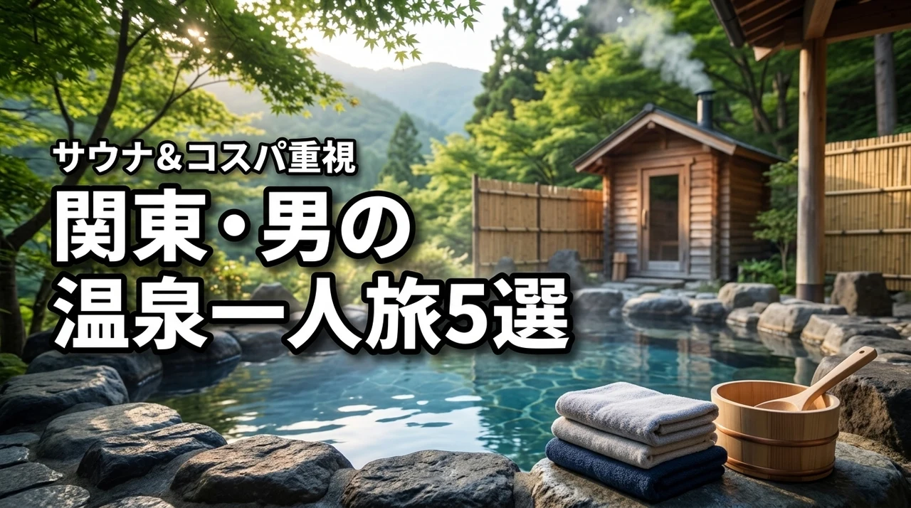 【男の温泉一人旅】関東でリフレッシュ！サウナやコスパ重視の宿5選を公開