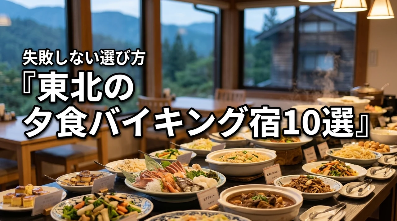 【10選】東北で夕食バイキングが美味しい宿おすすめ！失敗しない選び方も