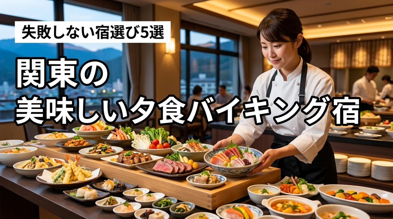夕食バイキングが美味しい宿はどこ？関東で失敗しないための選び方とおすすめ5選