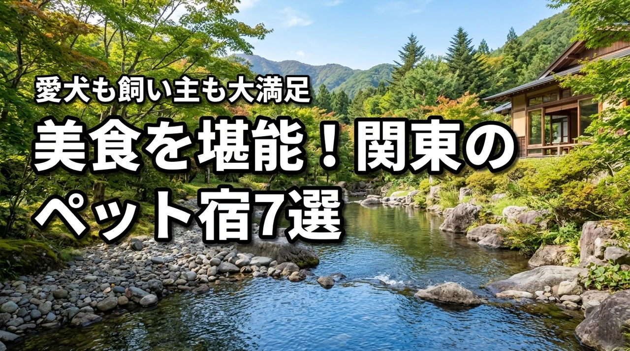 関東でペットと泊まれる食事が美味しい宿7選！愛犬も飼い主も大満足の旅行へ