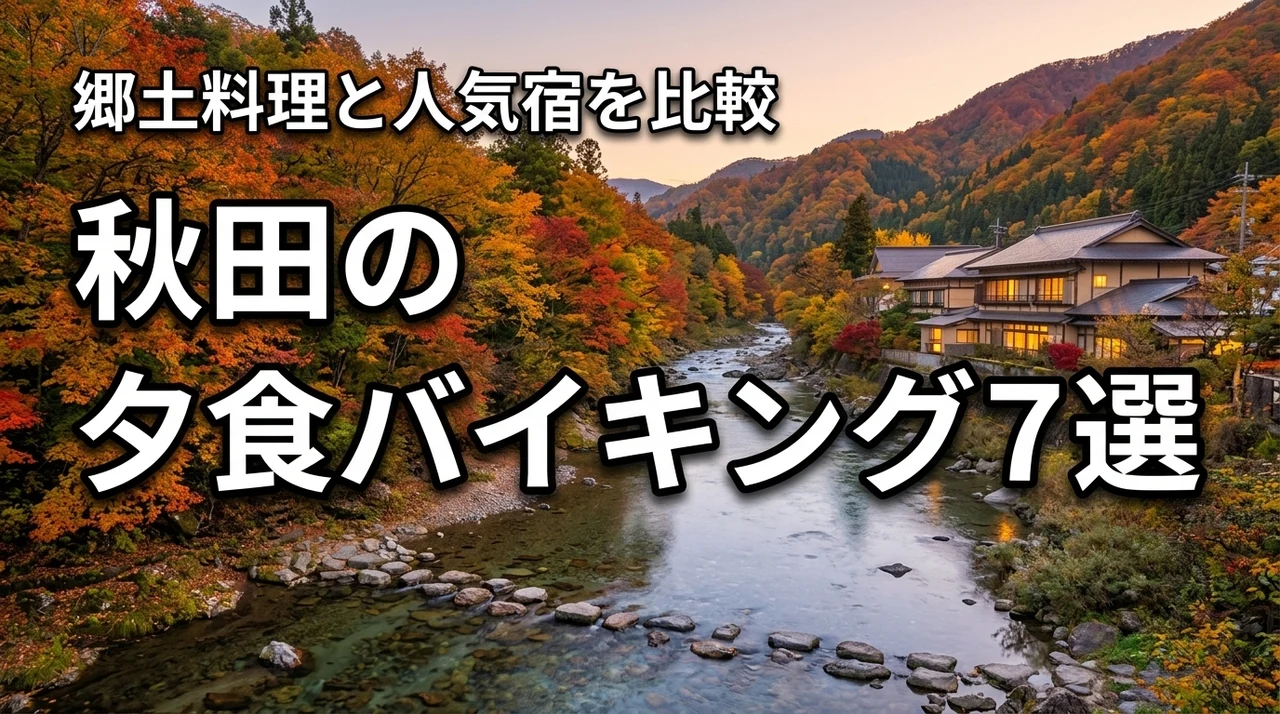 秋田で夕食バイキングが美味しい宿7選！郷土料理を堪能できる人気のホテルを比較