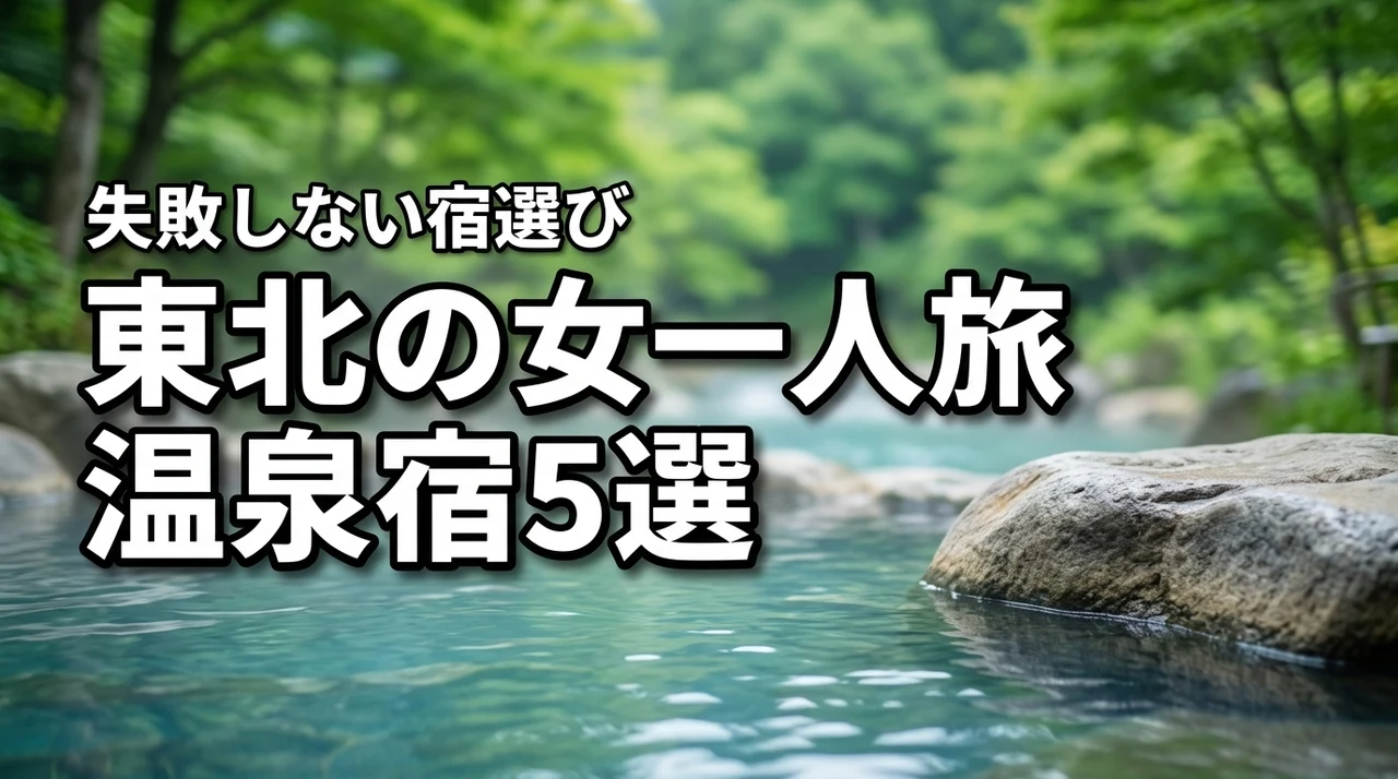 東北で女一人旅に最適な温泉宿5選！失敗しない選び方とメリットを紹介