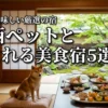 関西でペットと泊まれる宿5選！食事が美味しい美食の宿を厳選してご紹介します