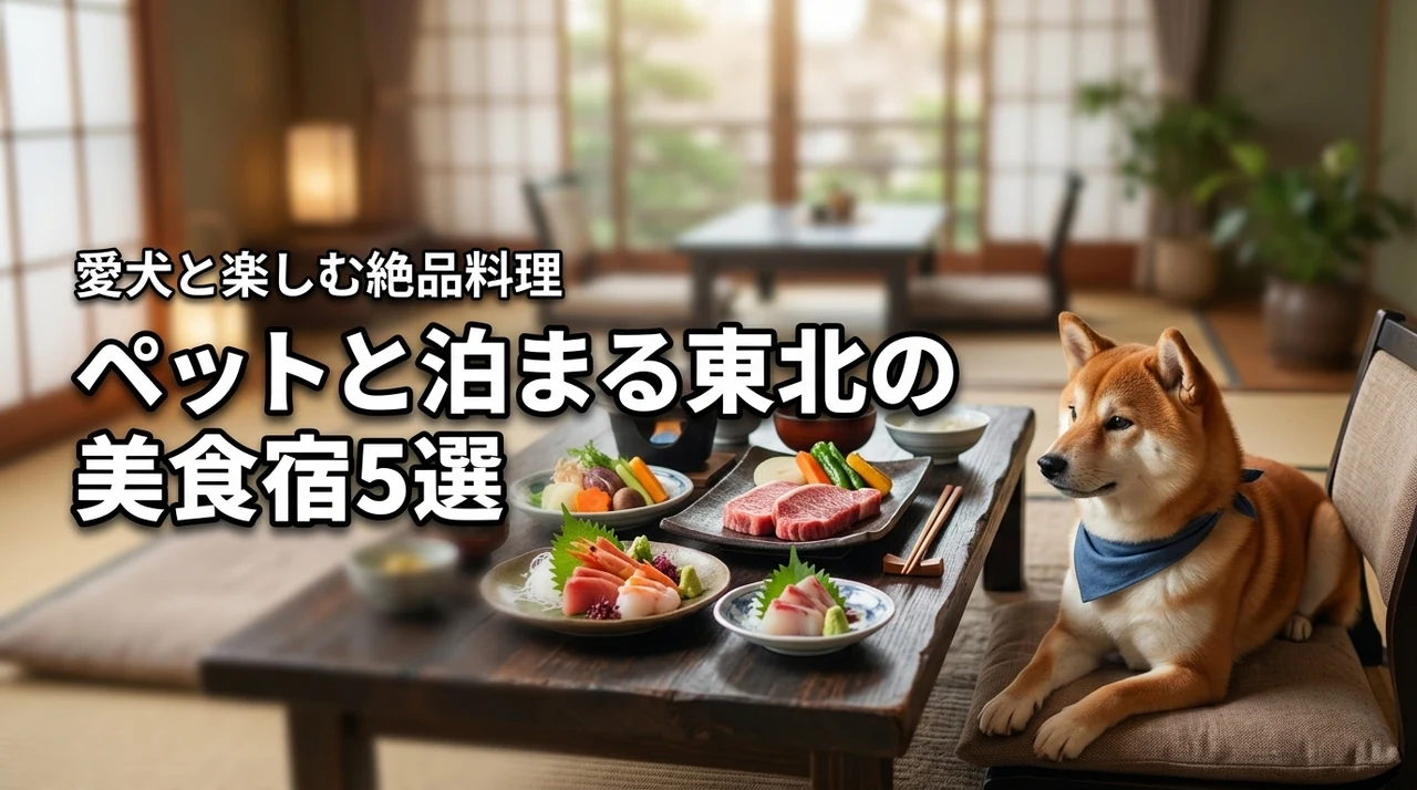 東北でペットと泊まれる宿5選！食事が美味しいと評判の美食宿を厳選して紹介
