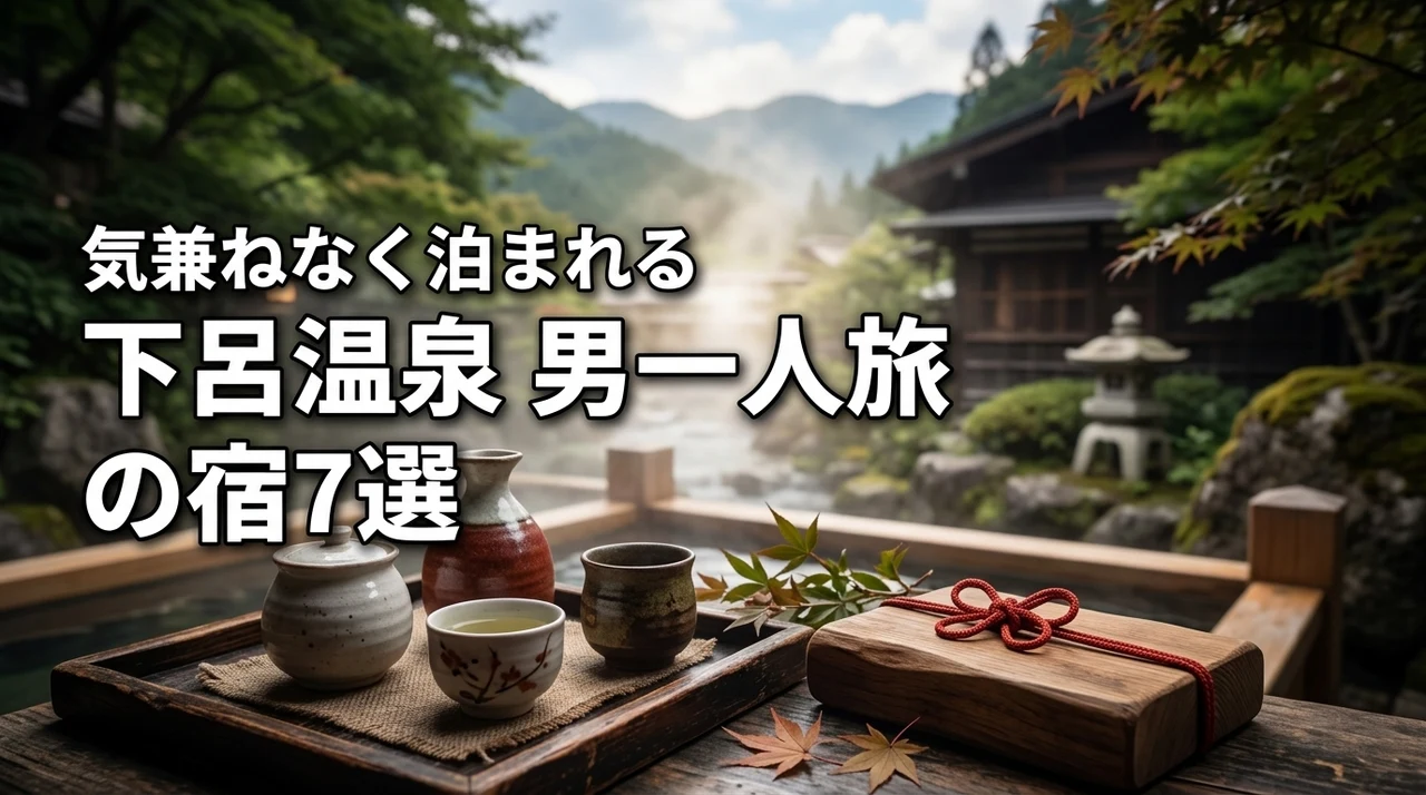 下呂温泉の男一人旅を最高に楽しむ！気兼ねなく泊まれる厳選宿7選を公開