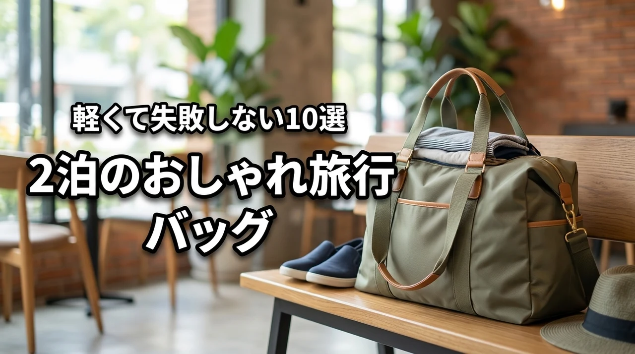 軽いおしゃれな2泊の旅行バッグ！レディース向けの失敗しない選び方とおすす10選