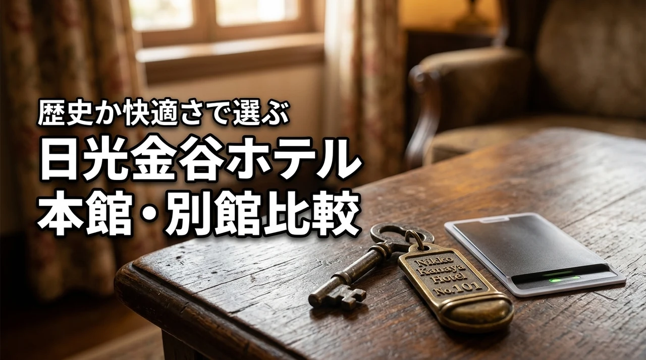 【失敗しない】日光金谷ホテルの本館と別館の違いを比較！歴史か快適さで選ぶのが正解
